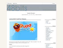 Tablet Screenshot of blog.48bits.com
